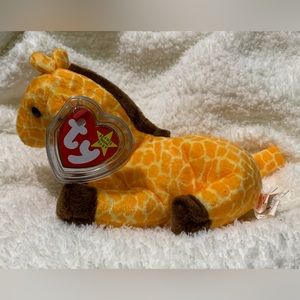 Ty Beanie Babies - Twigs The Giraffe Plush 1995